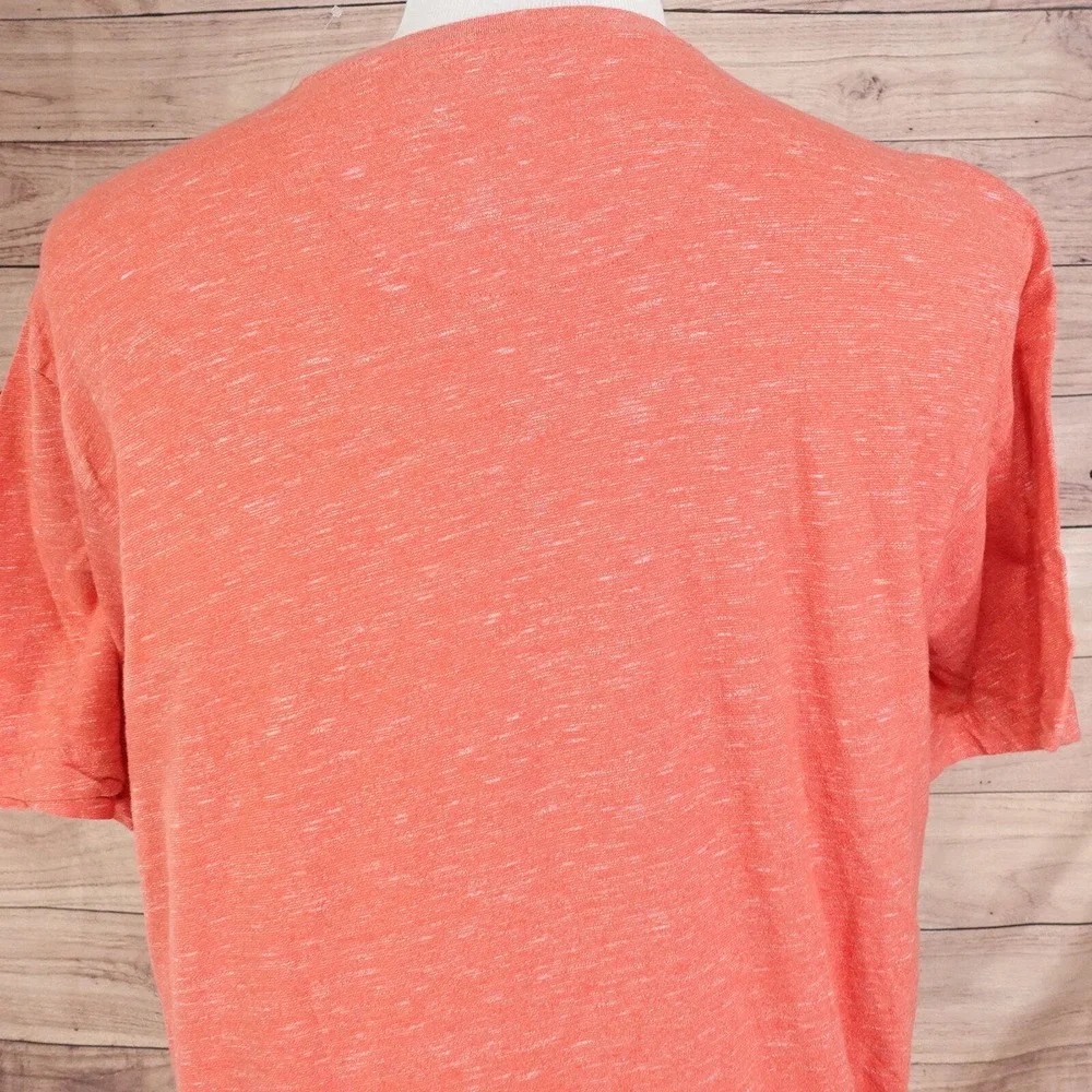 GREG NORMAN SHORT SLEEVE HEATHER RED? ORANGE? SHORT SLEEVE T-SHIRT SIZE L - Picture 5 of 7